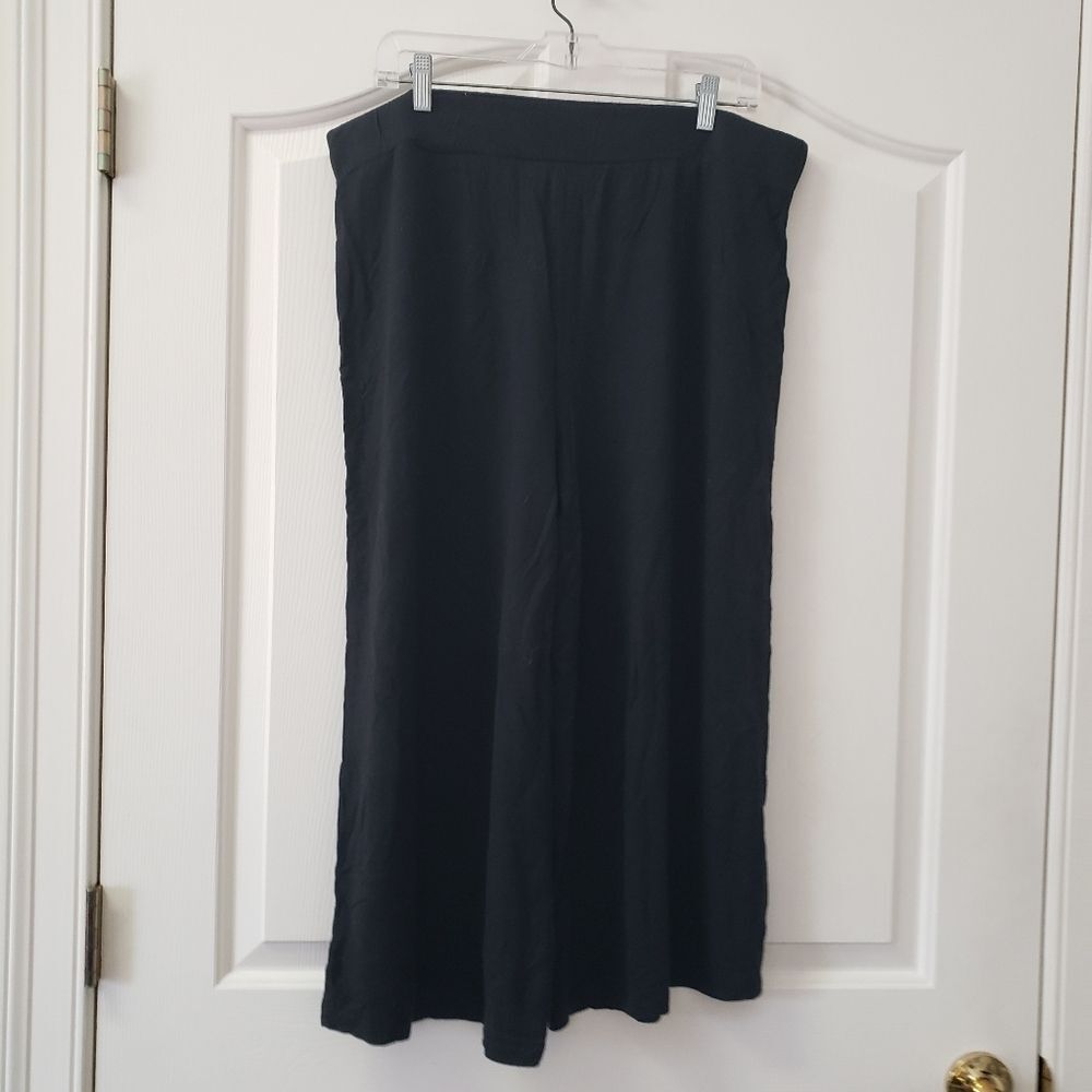 Daily Ritual Black Wide-Leg Pants